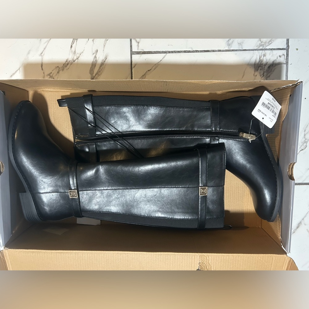 Liz Claiborne Black Knee-High Boots